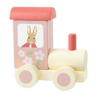 Beatrix Potter Train Push Toy Flopsy Wooden Toys, Jasnor BPOTT08443