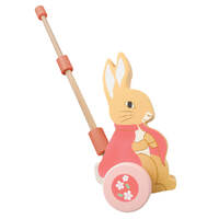 Beatrix Potter Push Along Flopsy Wooden Toys, Jasnor BPOTT02143