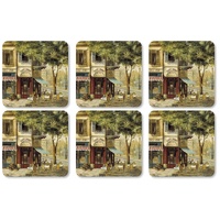 Pimpernel Portmeirion Coasters 10.5cm Parisian Scenes (Set of 6), X0010263423