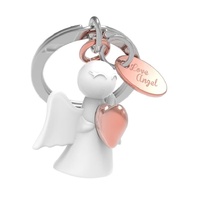 Metalmorphose Miniature 3D Metal Keychain - Love Angel, Whitehill MTM801-02
