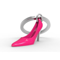 Metalmorphose Miniature 3D Metal Keychain - High Heel, Whitehill MTM977-02