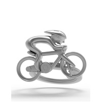 Metalmorphose Miniature 3D Metal Keychain - Bicycle, Whitehill MTM069-01