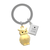 Metalmorphose Miniature 3D Metal Keychain - Wise Owl MTM-KWI (RC)