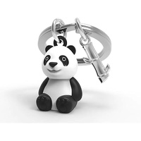 Metalmorphose Miniature 3D Metal Keychain - Panda, Whitehill MTM293-01