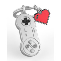 Metalmorphose Miniature 3D Metal Keychain - Game Controller, Whitehill MTM294-01