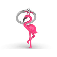 Metalmorphose Miniature 3D Metal Keychain - Flamingo, Whitehill MTM144-01
