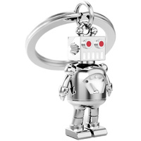 Metalmorphose Miniature 3D Metal Keychain - Robot, Whitehill MTM156-01