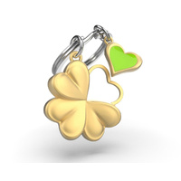 Metalmorphose Miniature 3D Metal Keychain - Lucky Clover, Whitehill MTM340-01