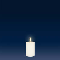 Uyuni Lighting Pillar Flameless Candle 5 x 7.5 cm - Classic Ivory IV0506