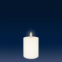 Uyuni Lighting Pillar Flameless Candle 7.8 x 10.1 cm - Classic Ivory IV-C78010