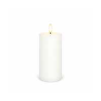 Uyuni Lighting Pillar Flameless Candle 7.8 x 15.2 cm - Classic Ivory IV-C78015