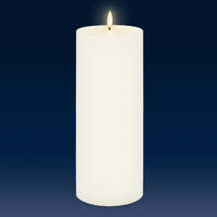 Uyuni Lighting Pillar Flameless Candle 10.1 x 25 cm - Classic Ivory IV-C10125