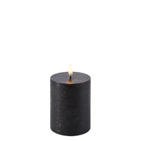 Uyuni Lighting Pillar Flameless Candle 7.8 x 10.1 cm - Forest Black FB-C78010