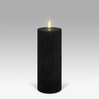 Uyuni Lighting Pillar Flameless Candle 7.8 x 20.3 cm - Forest Black FB-C78020