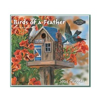 2024 Calendar Birds Of A Feather by Janene Grende, Pine Ridge Art 5940