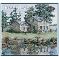 2024 Calendar Homestead by James Lorimer Keirstead, Pine Ridge Art 5947