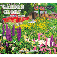 2026 Calendar Pine Ridge Art Garden Glory by Thelma Winter, Horizontal Wall 6012