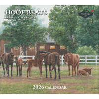 2026 Calendar Pine Ridge Art Hoof Beats by Kim Penner, Horizontal Wall 6018