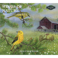 2026 Calendar Pine Ridge Art Wings Of Nature by Terry Doughty, Horizontal Wall 6019