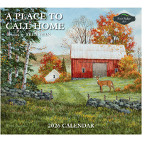 2026 Calendar Pine Ridge Art A Place To Call Home by Fred Swan, Horizontal Wall 6029