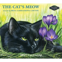 2027 Calendar Pine Ridge Art The Cats Meow Horizontal Wall 5005