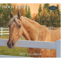 2027 Calendar Pine Ridge Art Hoof Beats Horizontal Wall 5007