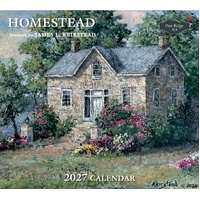 2027 Calendar Pine Ridge Art Homestead Horizontal Wall 5016