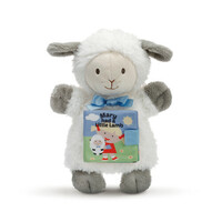 DEMDACO Baby Puppet Cloth Book Mary Had A Little Lamb 5004700458