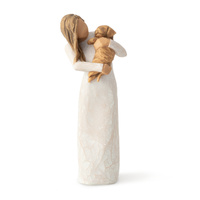 Willow Tree Figurine Adorable You (Golden Dog), Whitehill 28039