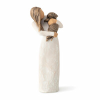 Willow Tree Figurine Adorable You (Dark Dog), Whitehill 28040
