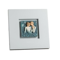 Willow Tree Framed Plaque 25cm Duet, Whitehill 28097