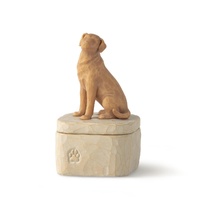 Willow Tree Keepsake Box 13cm Love My Dog (Golden), Whitehill 28176