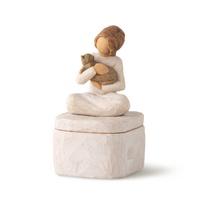 Willow Tree Keepsake Box 13cm Kindness (Girl), Whitehill 28178