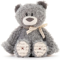Demdaco Loved Bear Plush 20cm Grey Bear, 5004830074
