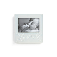 Demdaco Baby Photo Frame 20cm Loved 6x4-in, Luxurious Baby 5004820126