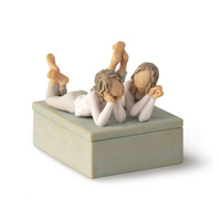 Willow Tree Keepsake Box 10cm Friends Forever, Whitehill 28254