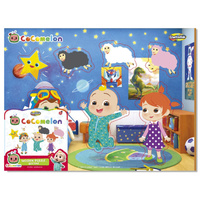 Cocomelon Wooden Jigsaw Puzzle 7 Piece Starter Puzzle Bedtime