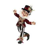 Mark Roberts Christmas Elves Figurine 29cm Party Time, 51-37562