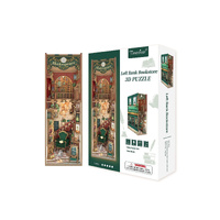Tonecheer 3D Wooden Puzzle Left Bank Bookstore Book Nook Kit, TQ140