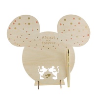 Enchanting Disney Signature Plaque 25cm Mickey & Minnie, Whitehill A30572