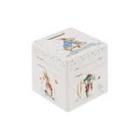 Beatrix Potter Money Bank 9cm Peter Rabbit New Baby, A32191