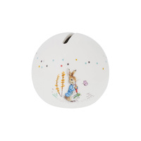 Beatrix Potter Money Bank 8cm Peter Rabbit Sphere, A32393