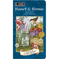 2024-2025 2-Year Planner Heart & Home by Susan Winget Pocket Monthly Lang