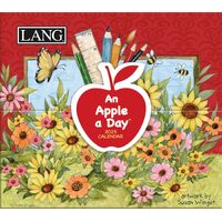 2025 LANG Calendar 365 Daily Thoughts An Apple A Day by Susan Winget Boxed, Lang 25991015500