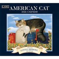 2026 Calendar LANG American Cat 39th Edition by Lowell Herrero, Horizontal Wall 26991001889