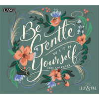 2026 Calendar LANG Be Gentle with Yourself by Lily & Val, Horizontal Wall 26991002019