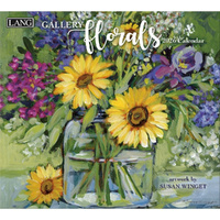 2026 Calendar LANG Gallery Florals by Susan Winget, Horizontal Wall 26991002020