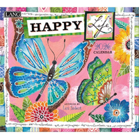 2026 Calendar LANG Happy Life by Lori Siebert, Horizontal Wall 26991001982