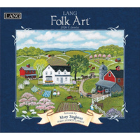 2026 Calendar LANG Folk Art 44th Edition by Mary Singleton, Horizontal Wall 26991001922