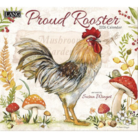 2026 Calendar LANG Proud Rooster by Susan Winget, Horizontal Wall 26991001936